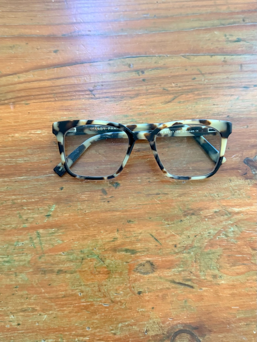 Warby Parker Beige and Brown Tortoiseshell Frames - Picture 8 of 9